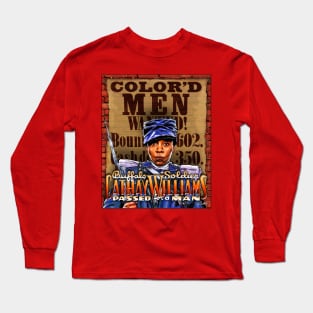 BUFFALO SOLDIER Cathay Williams Long Sleeve T-Shirt